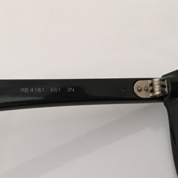 Ray-Ban Sunglasses Frame Black Made in Italy RX Le - Picture 7 of 8